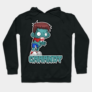 Candy Addicted zombie Funny Kids Halloween Costume Hoodie